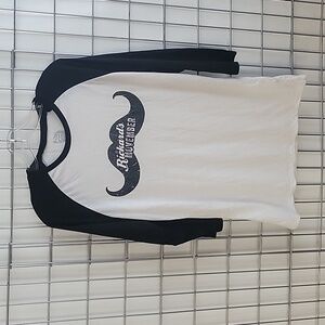 NRG Men's Long Sleeve Shirt "Rickard's MOVEMER" White and Black